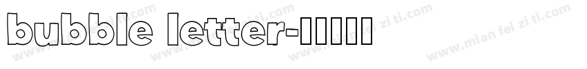 bubble letter字体转换